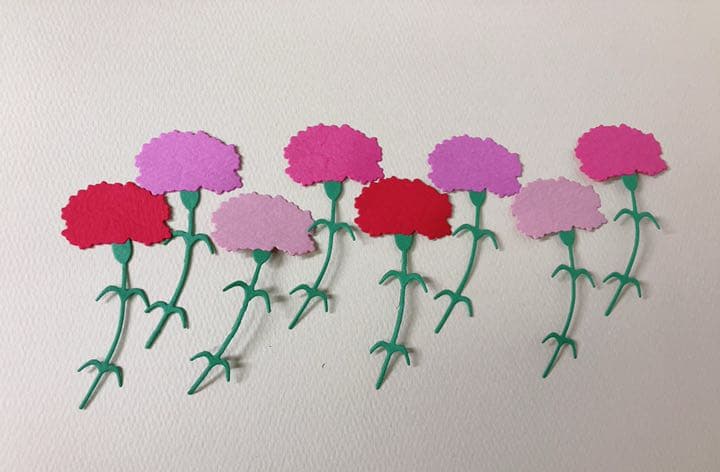 アルバム飾り　カーネーション　オーダー受付中です(^○^)