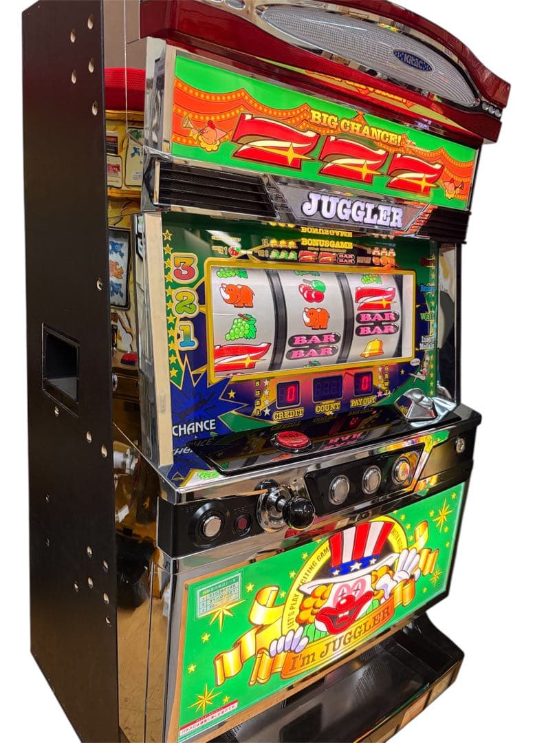 【送料込】アイムジャグラーEX-TP グリーンパネル パチスロ 実機 引取可④