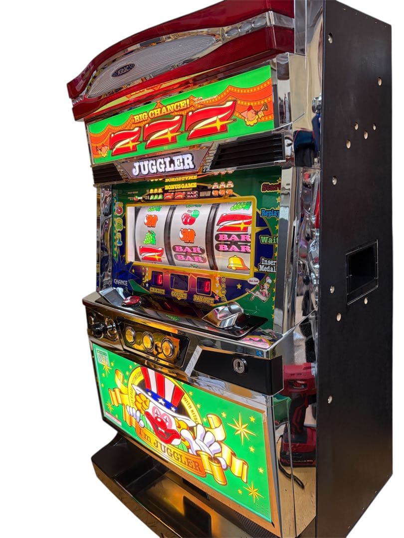 【送料込】アイムジャグラーEX-TP グリーンパネル パチスロ 実機 引取可④