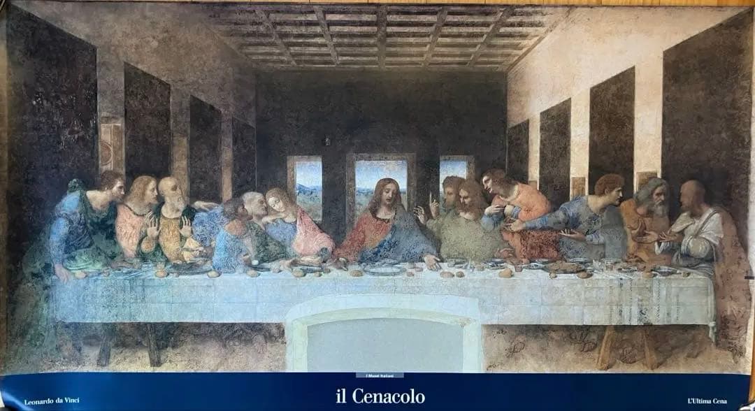 レオナルドダ・ヴィンチ　最後の晩餐　アートポスター