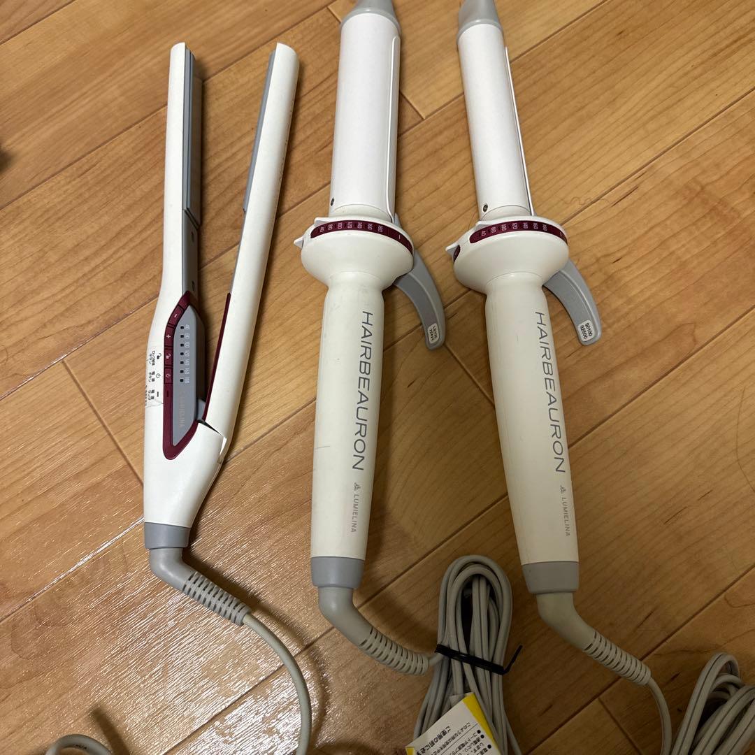 HAREBAURON カールヘアアイロン 2本セット　ストレートアイロン