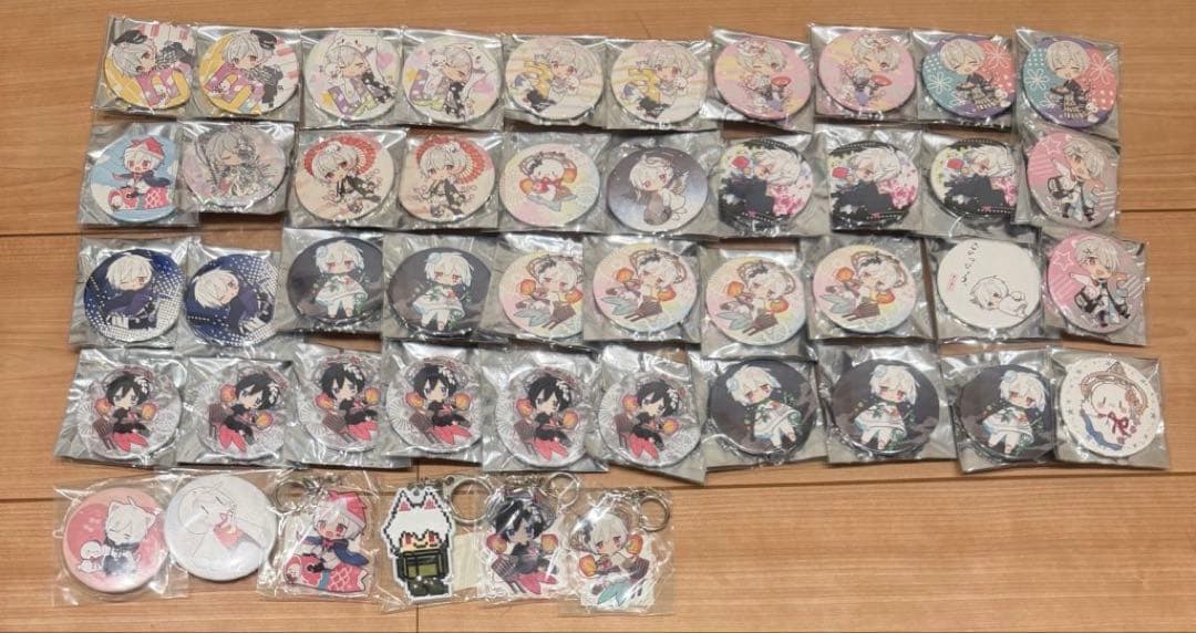 まふまふグッズ 缶バッジ アクリルキーホルダー