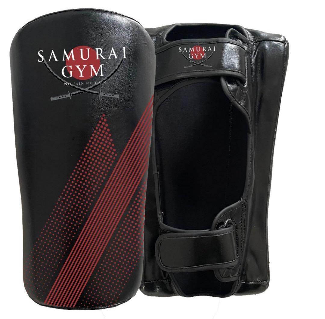 カーフキックダブルミット 左右利用できます 商材本革