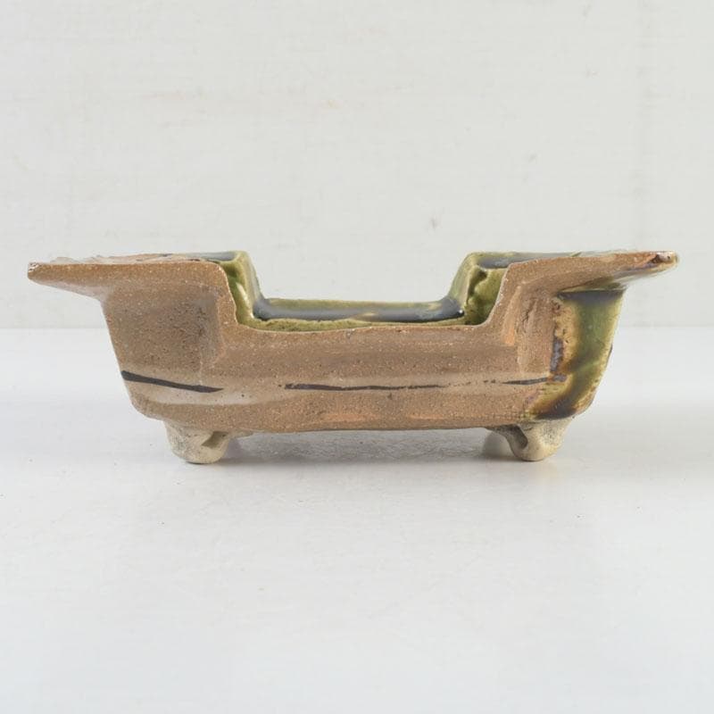 北大路魯山人作　織部焼　角向付　共箱　M　9721