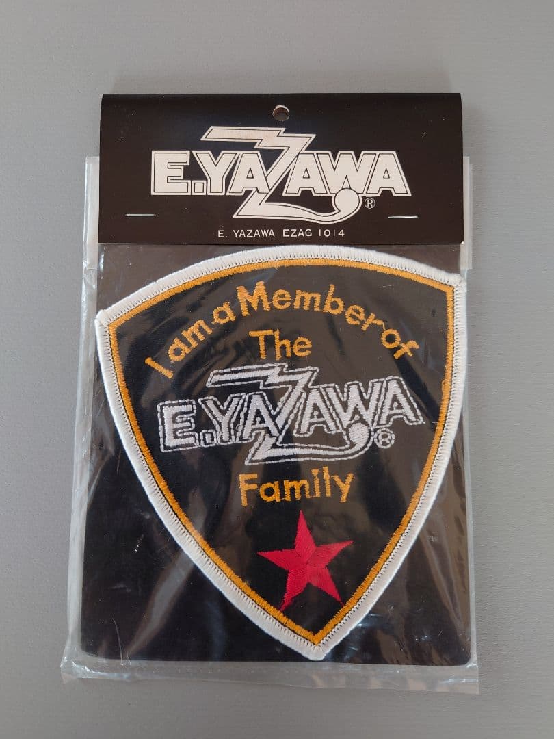 矢沢永吉 【矢沢ファミリー刺繍ワッペン/ブラック】★新品同様未使用品