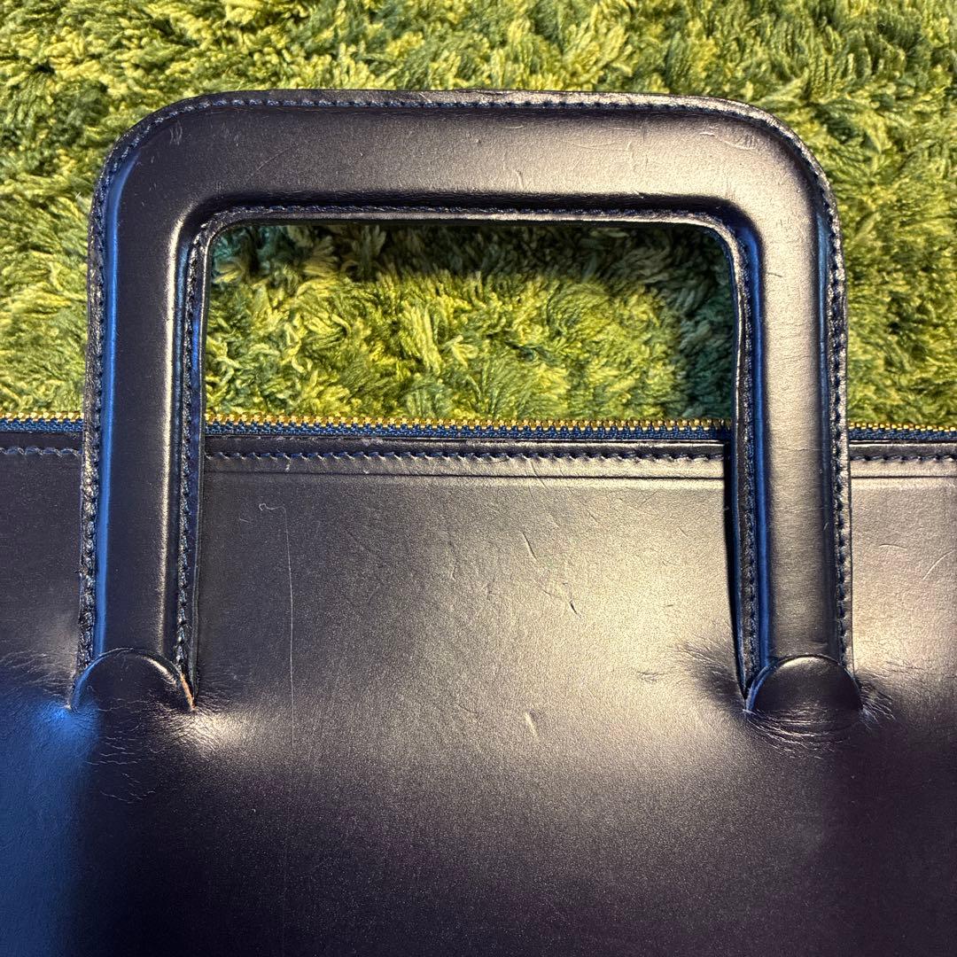 G*H様 グレンロイヤル　ブリーフケース　濃紺　パスケース付き