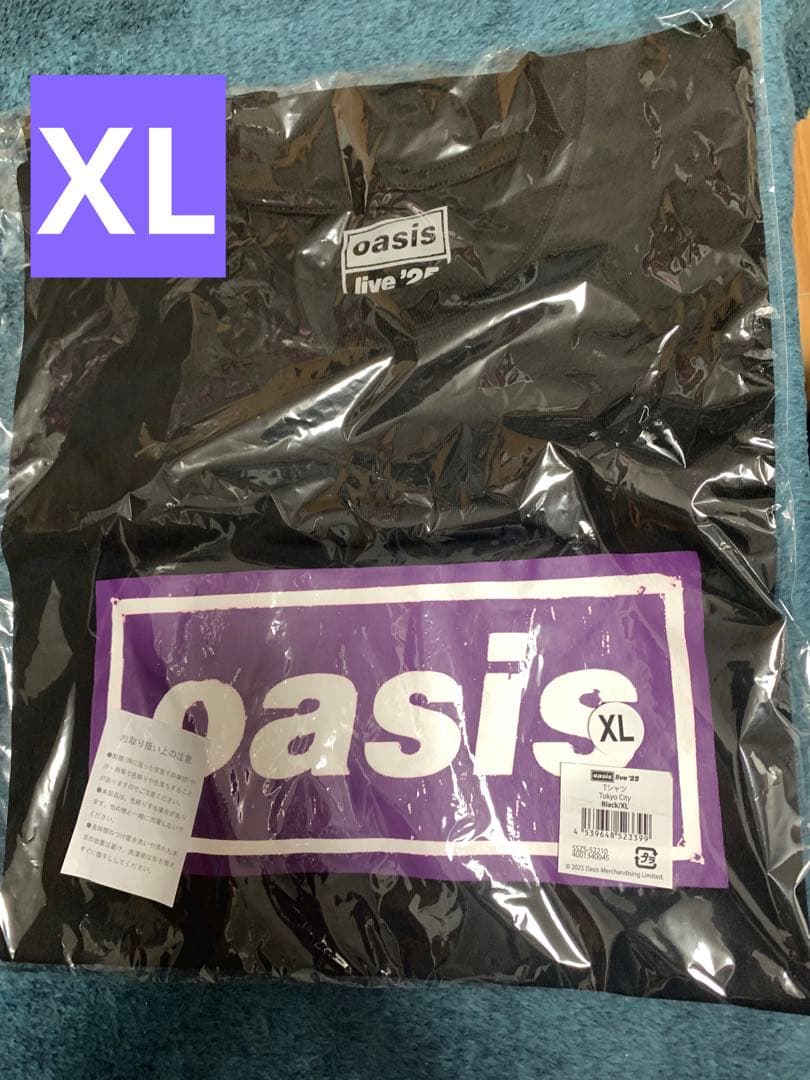 oasis 限定Tシャツ　XL サイズ　東京限定　都市名入り　新品未開封