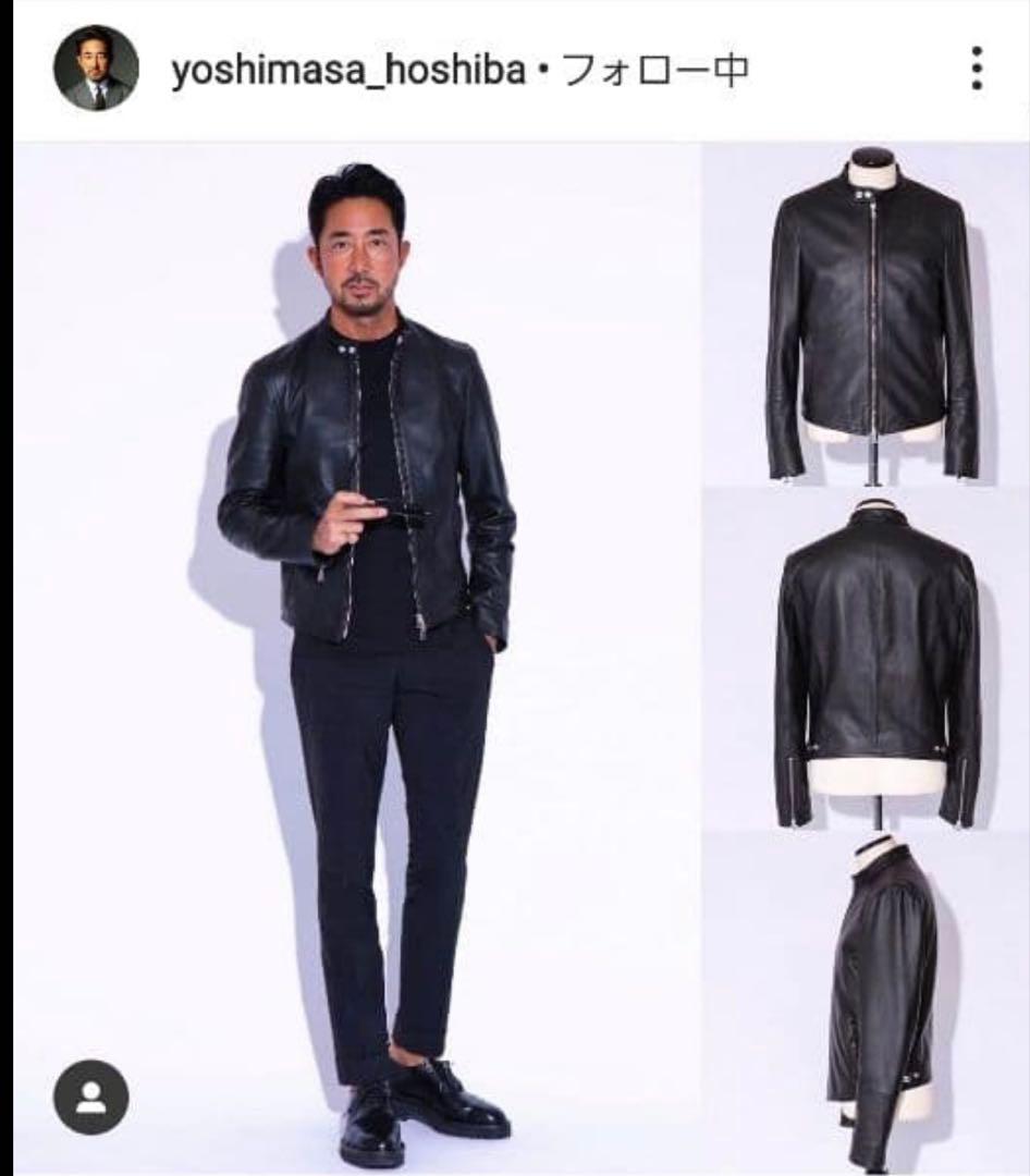 エンメティ EMMETI × 干場義雅コラボ レザー　ライダース　アッカ