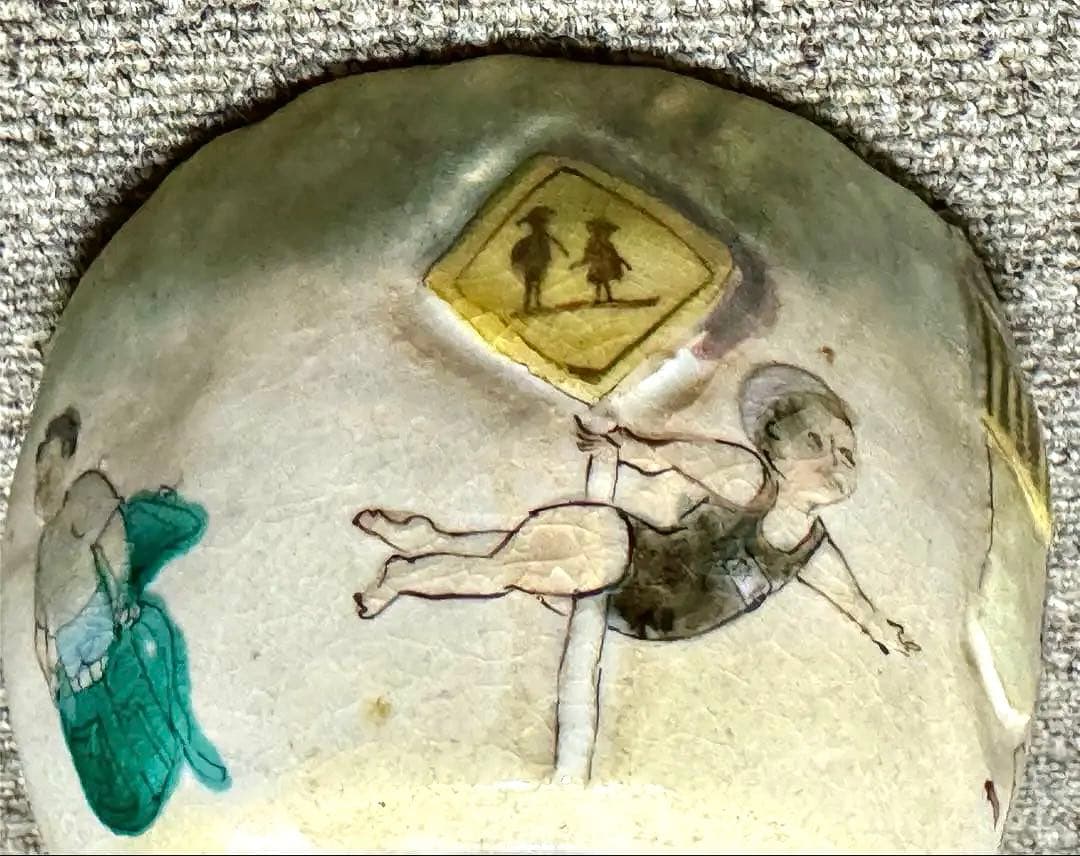 九谷焼 北井真衣 抹茶碗 フリーカップ ヴィーナス 箸置き いくら軍艦 セット