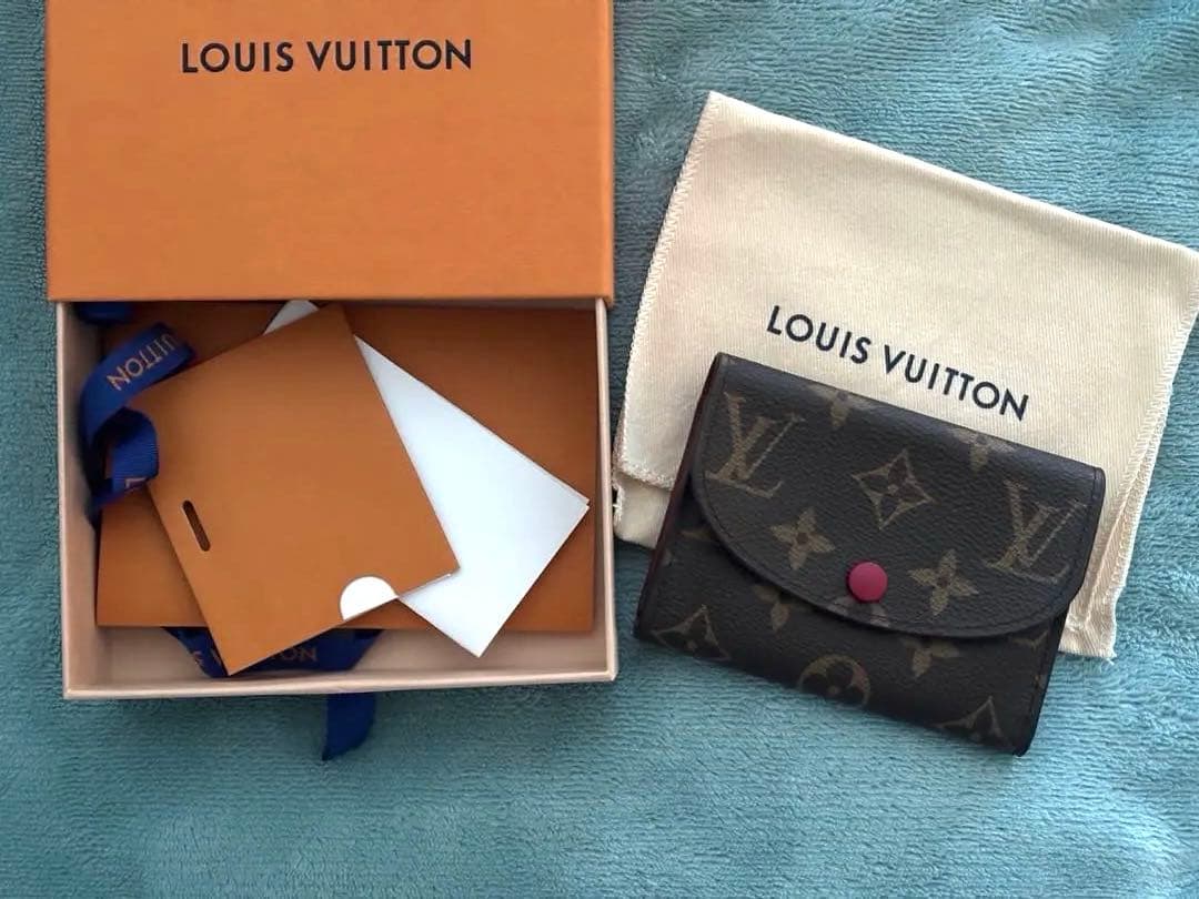 本日限定！ルイヴィトン ポルトモネロザリ モノグラム 折り財布 カード 小銭入れ