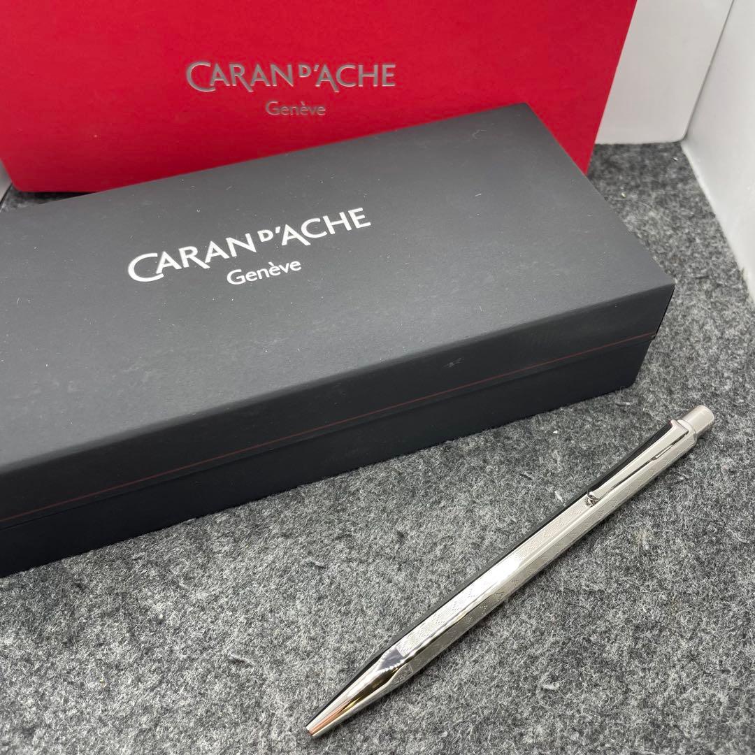 PE1244□カランダッシュ エクリドール シェブロン ノック式ボールペン 美品