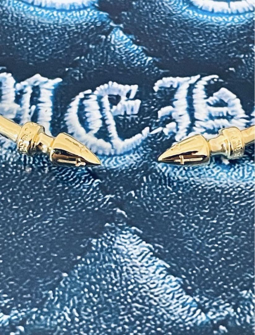 あ*様 Chrome Heartsクロムハーツ　スパイクカフバングル　22K