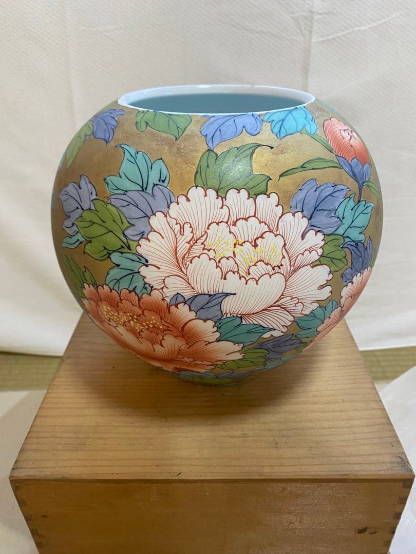 【希少＊限定品】肥前有田焼 文右エ門 飾壺・花入