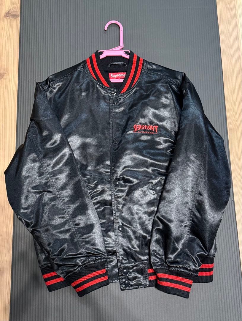 最終価格 Supreme Thrasher Varsity Jacket