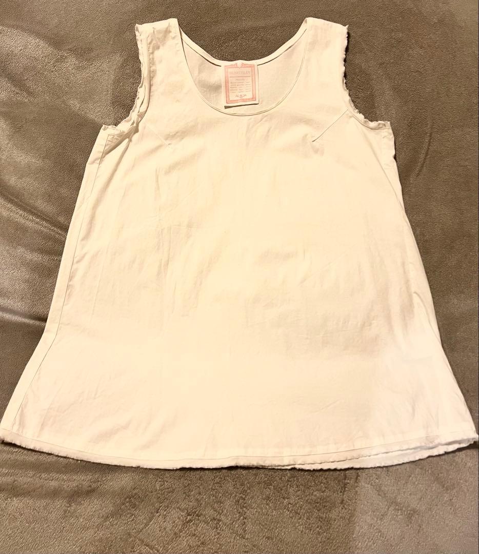 【今季新作/試着のみ】ビアズリー シャツタンク(ホワイト)