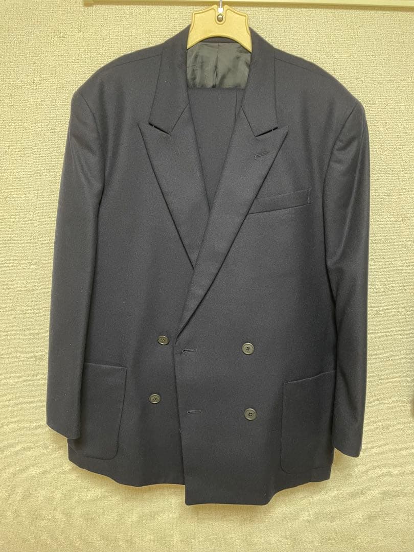 レアJR東海制服Yohji Yamamoto ダブルブレストスーツジャケット上下