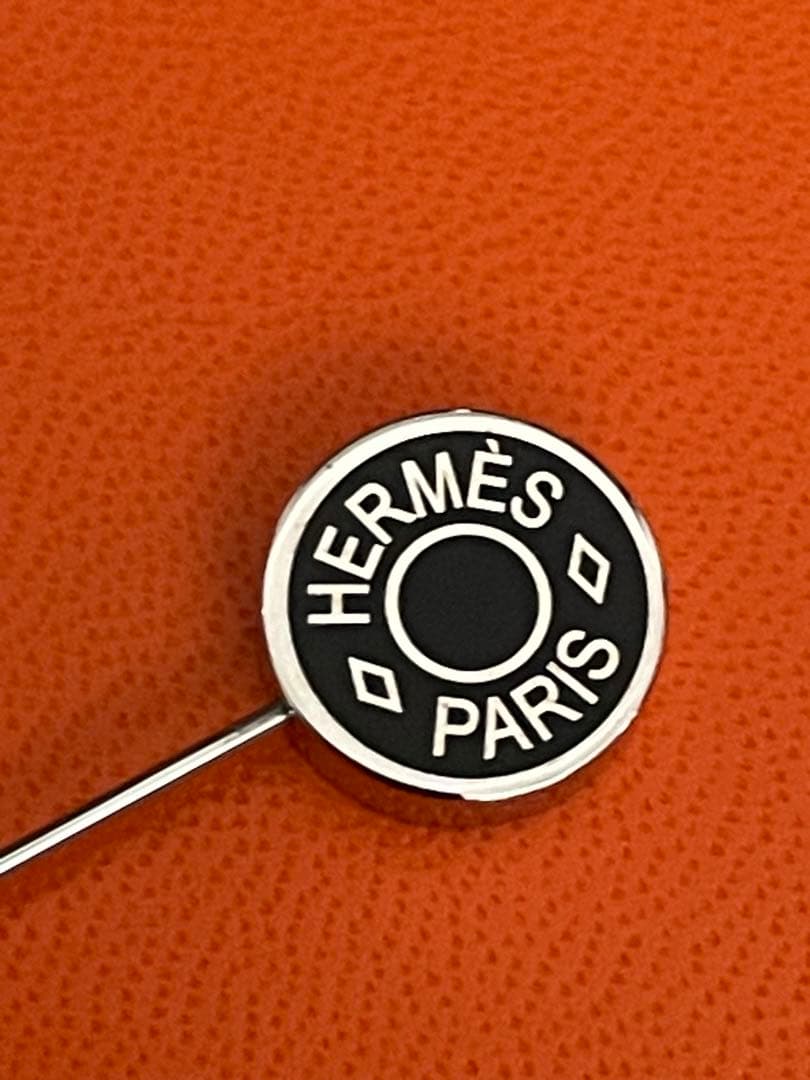 HERMESエルメスハットピンセリエブローチ