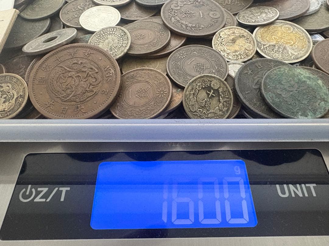 古銭まとめ　1600g 銀貨　銅貨　大量