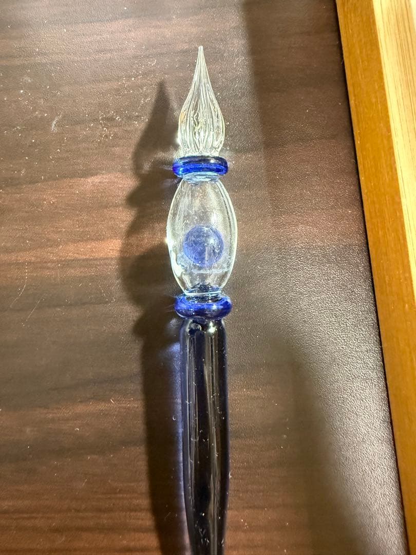 武蔵野びいどろ ガラスペン 長瀞 スルー