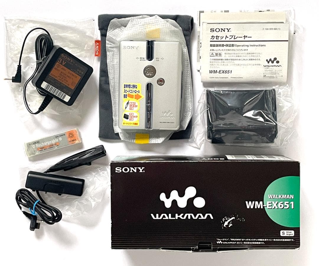 未使用品 ソニー ウォークマン WM-EX651 元箱他付属あり