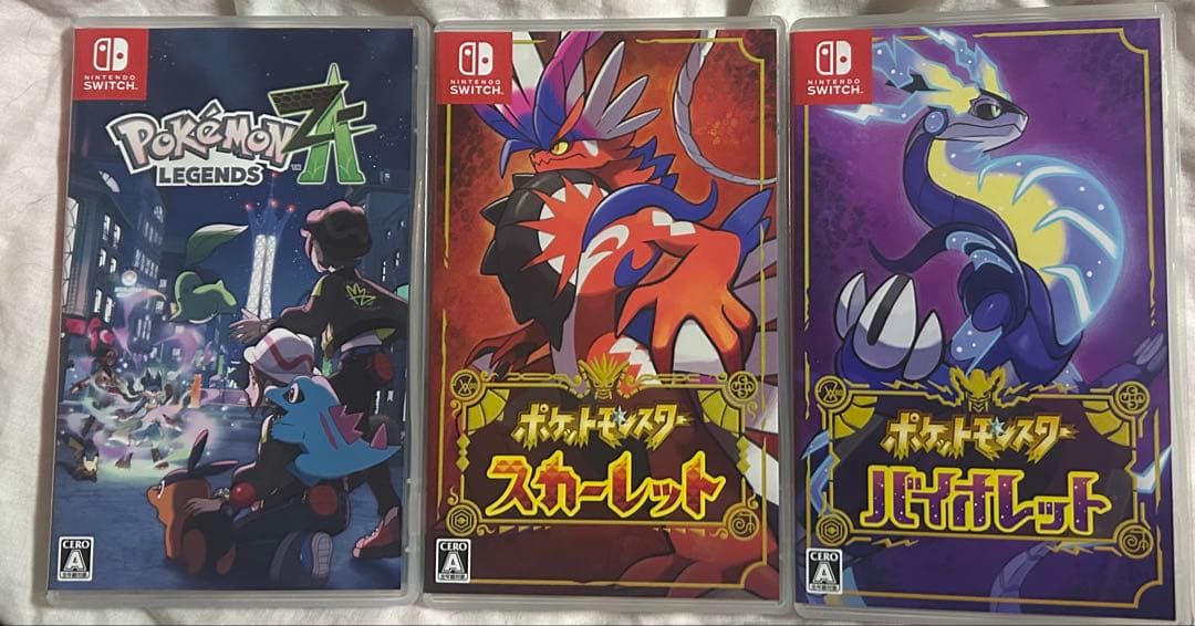 ポケモンZA/スカーレット/バイオレット/ポケットモンスター SV Switch