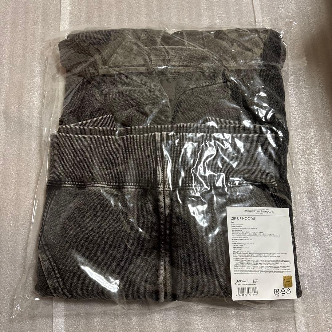 新品　&TEAM ジップアップフーディ　アジツ Ｍサイズ　エンティーム　パーカー