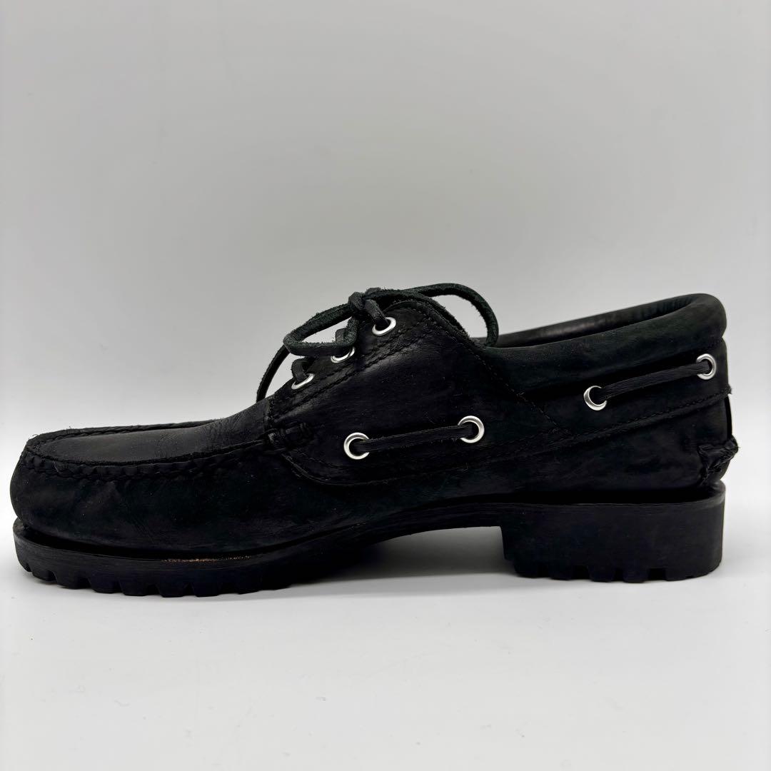 美品✨ timberland 3eye デッキシューズ ヌバック 黒 26.5