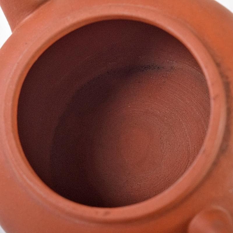 中国　中国宣興銘　紫砂　朱泥　急須　茶壷　V　R8601