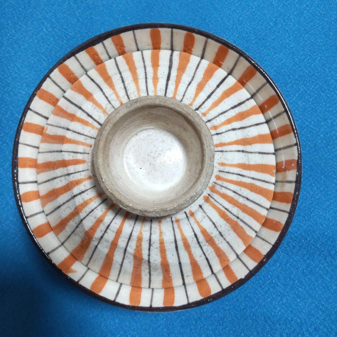 骨董　アンティーク　麦藁手　蓋碗　蓋茶碗　お碗　飯碗