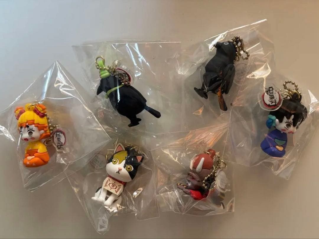 鬼滅の刃 USJ限定　コレクタブルキーチェーンキーホルダー6点まとめ売り