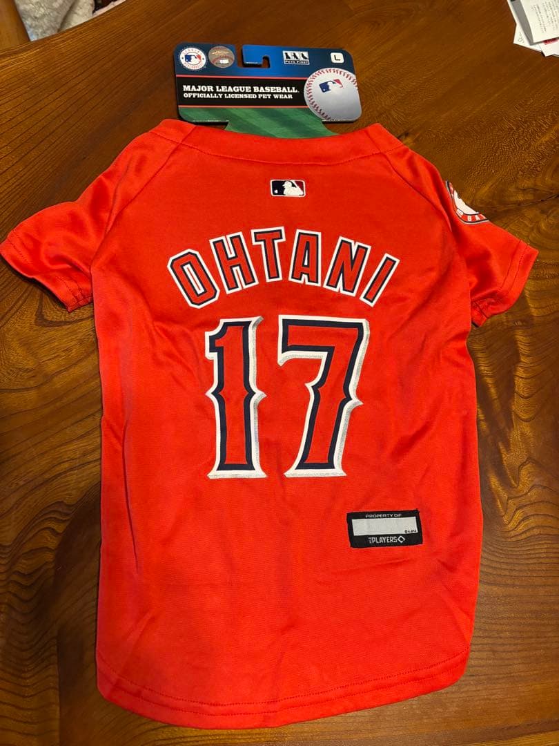 犬用　MLB公式 エンゼルス 大谷 ジャージ