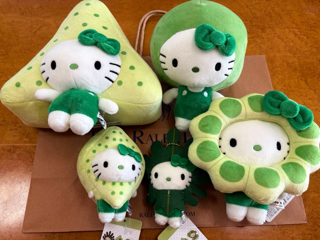 万博　日本館　Algae ハローキティ　ぬいぐるみ　5体セット　EXPO2025