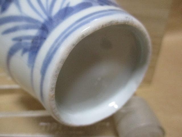 初期伊万里染付蕎麦猪口　箱付き　R36-2