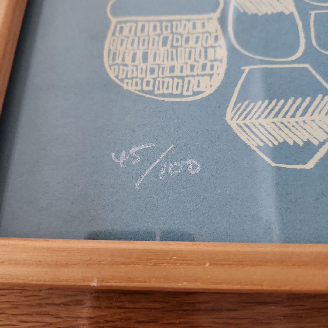 バーズワーズ　シルクスクリーン額付き