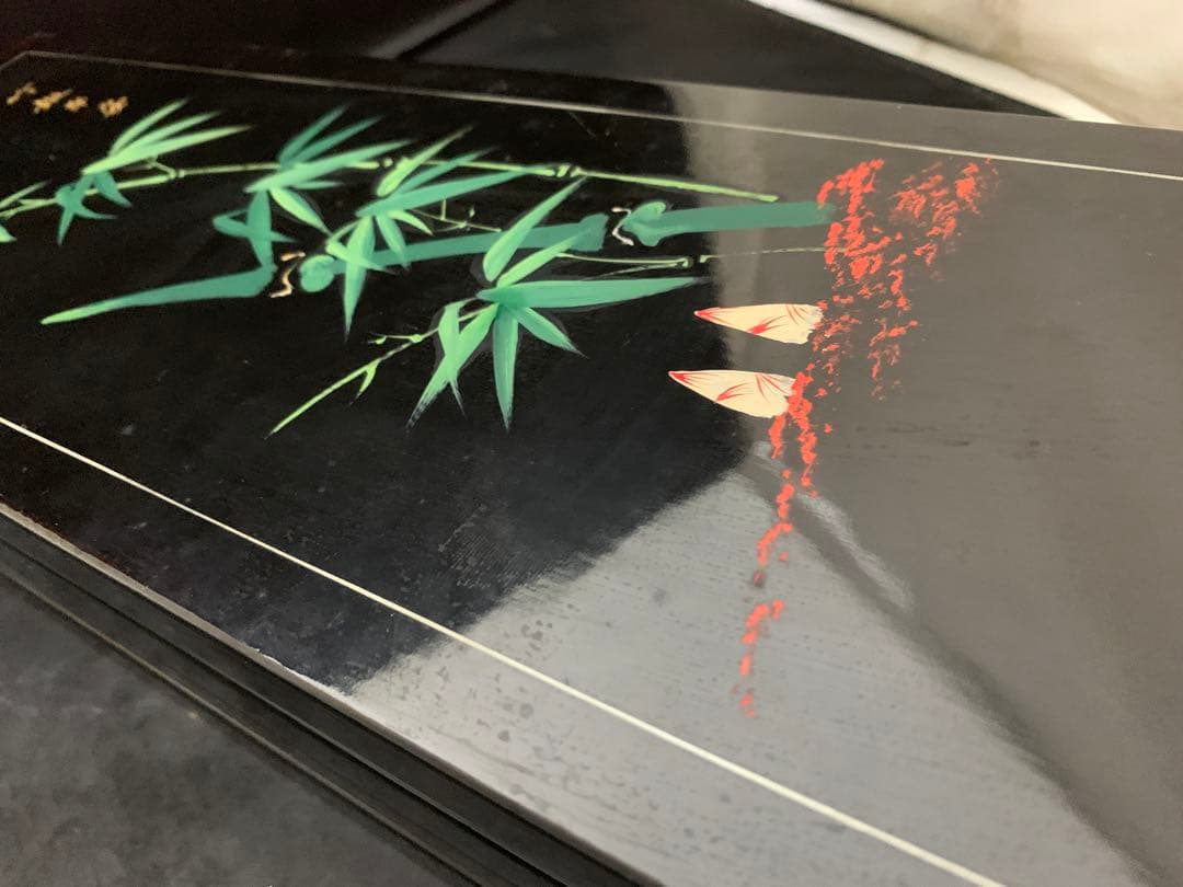 中国　ミニ屏風　ついたて　衝立