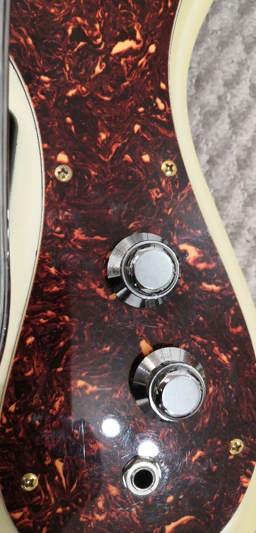 モズライトエレキギター白 専用ハードケース付き