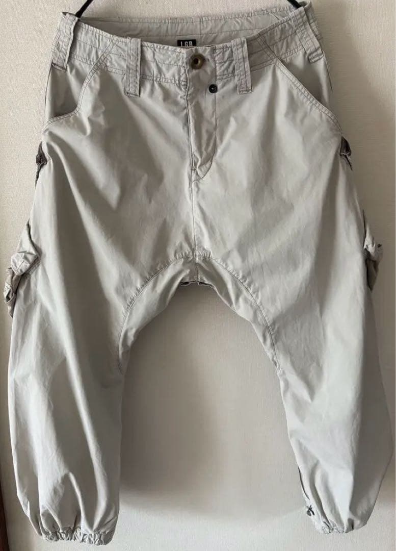 LGB サルエルパンツ ライトグレー　美品