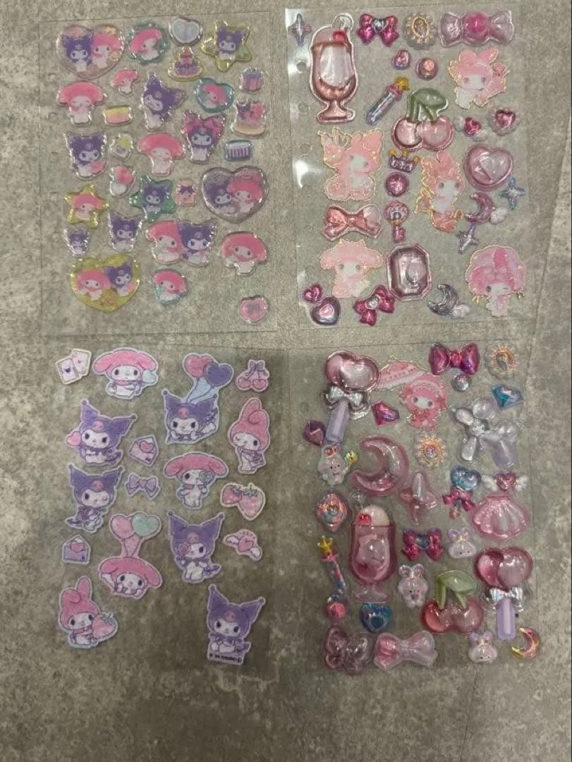 シール帳 完成品 ボンボンドロップシール うるちゅるシール シール帳付き