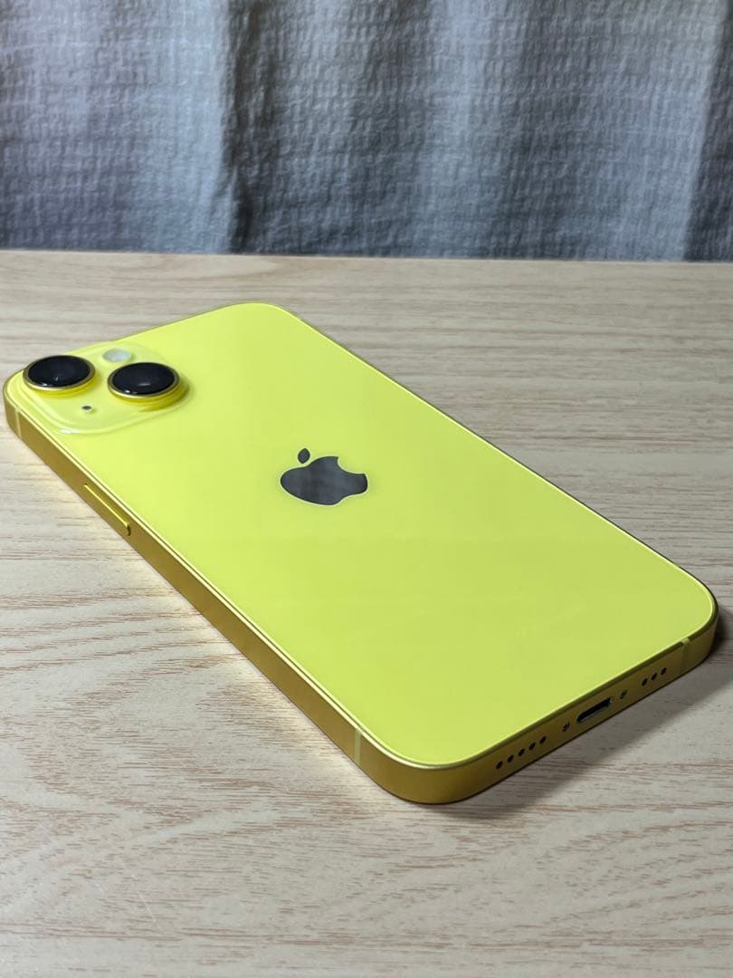 ♫レアカラー 超美品 Apple iPhone 14 イエロー SIMフリー