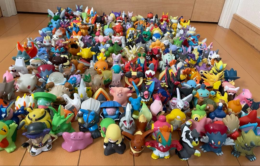 ポケモンキッズ　指人形　まとめ売り 220体　クリア