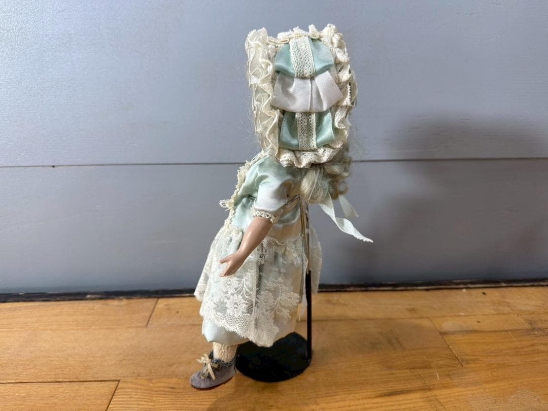 アンティーク ビスクドール ブルーアイ 人形 RW380