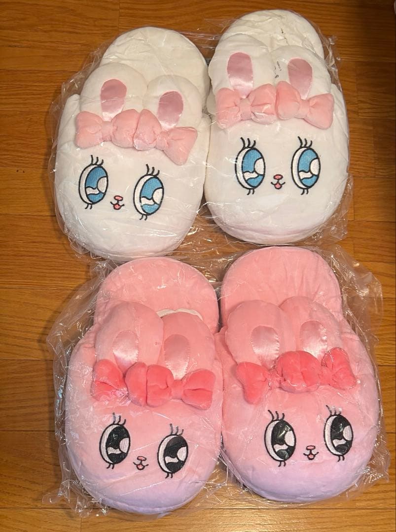 エスターバニー スリッパ ピンク ホワイト