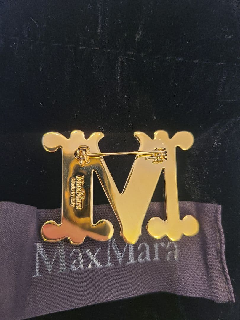 しおり様 国内店舗正規品 Max Mara クリスタル ブローチ マックスマーラ