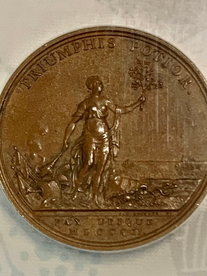 ジョージ3世 ヒストリカルメダル　1802年 アミアンの平和