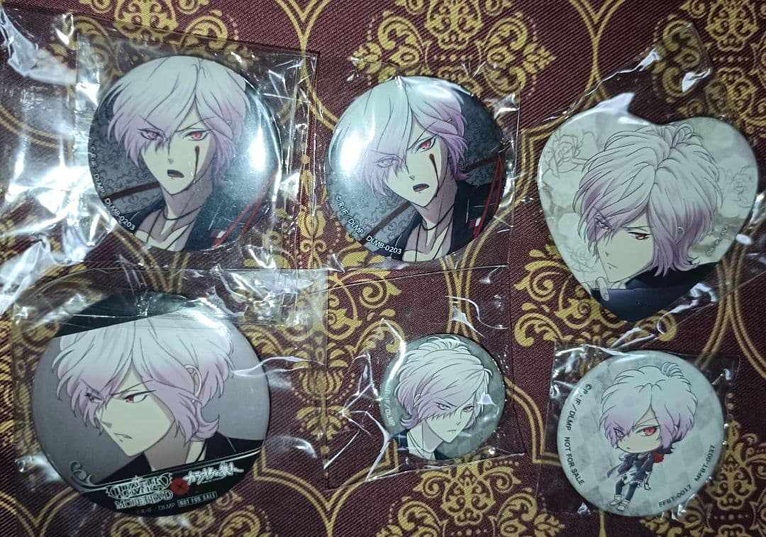 スバル 非売品 アニメ柄 缶バッジ DIABOLIK LOVERS ディアラバ