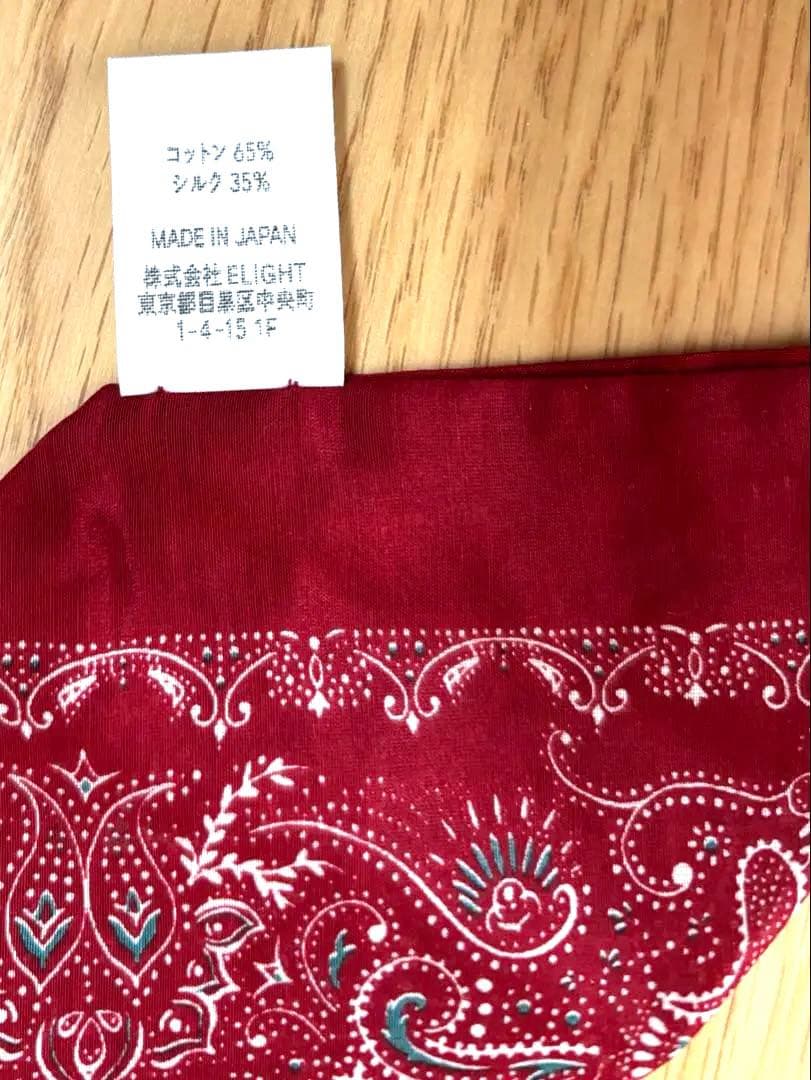 NICENESS パット( バンダナスカーフタイ ) - RED