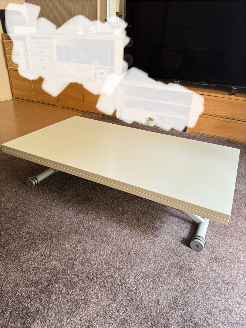 【最終値下げ】イタリア製BREVETTATO 拡張式&昇降式 ダイニングテーブル