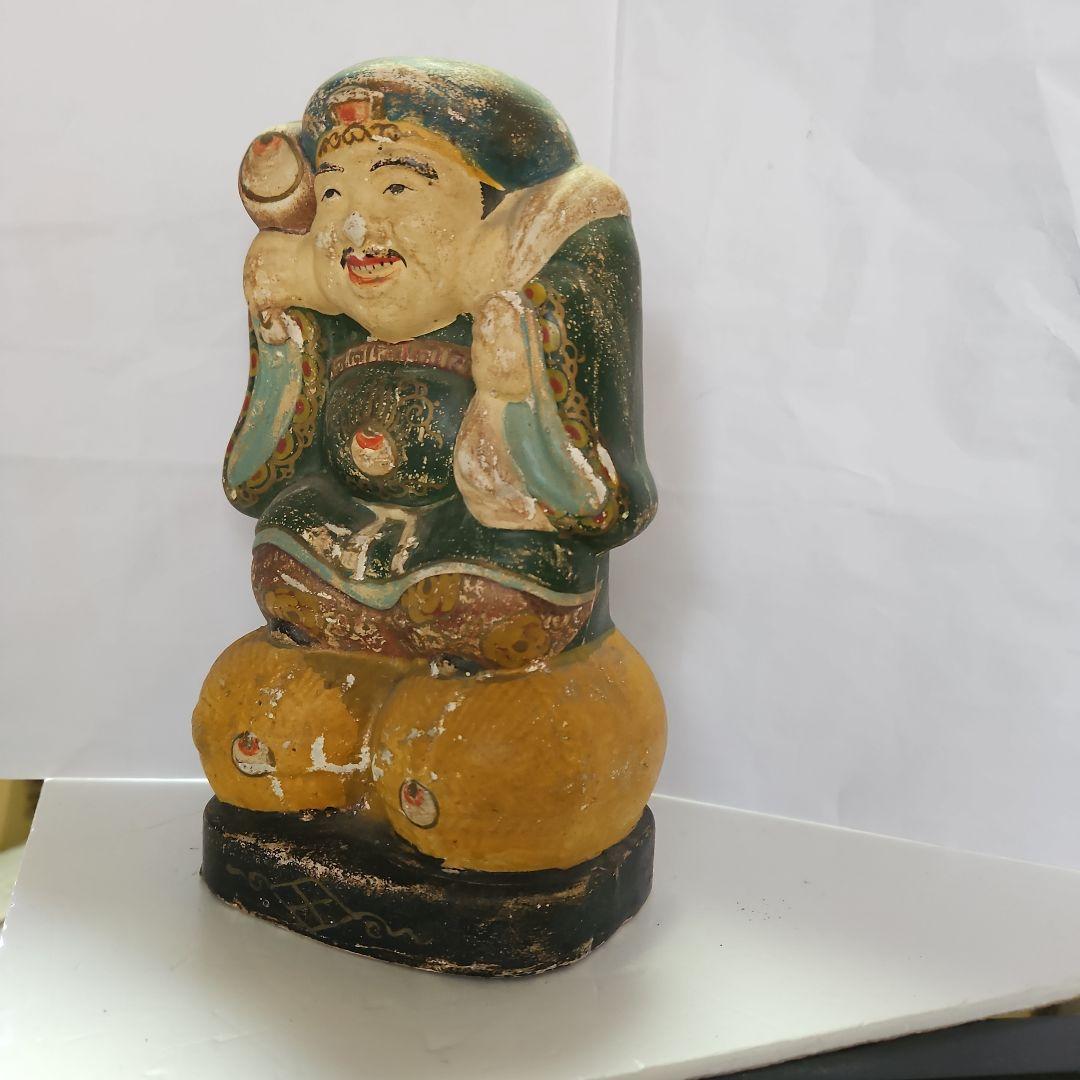 大黒天、恵比寿様　人形2点