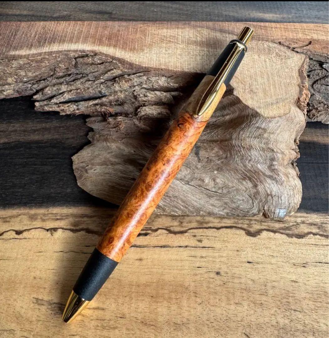 ボナンペン　『本』花梨瘤源平(アンボイナ) 検索用野原工芸　工房楔　こぶた工房