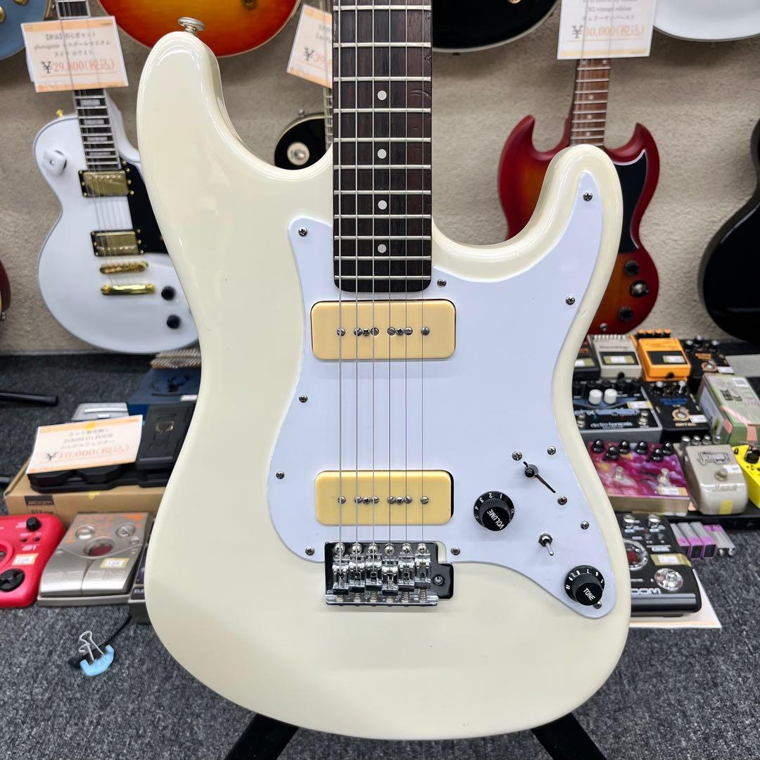 【11076】Rayfield ストラトキャスタータイプ P90 ホワイト